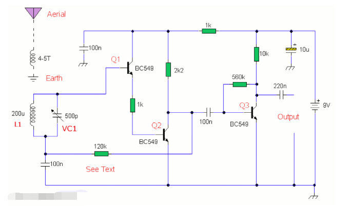 AM收音机接收器的电路图,poYBAGLuGY6AEE3AAAC1hooZ_mk292.png,第2张