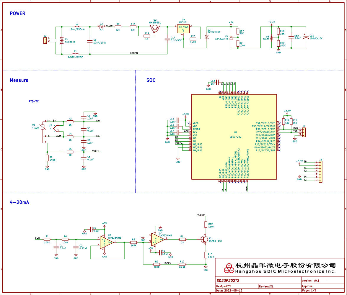 技术干货 | 基于晶华微SD23P202的温度变送器解决方案,poYBAGMkTCOAcM01AAOmo0y0MKA347.png,第3张