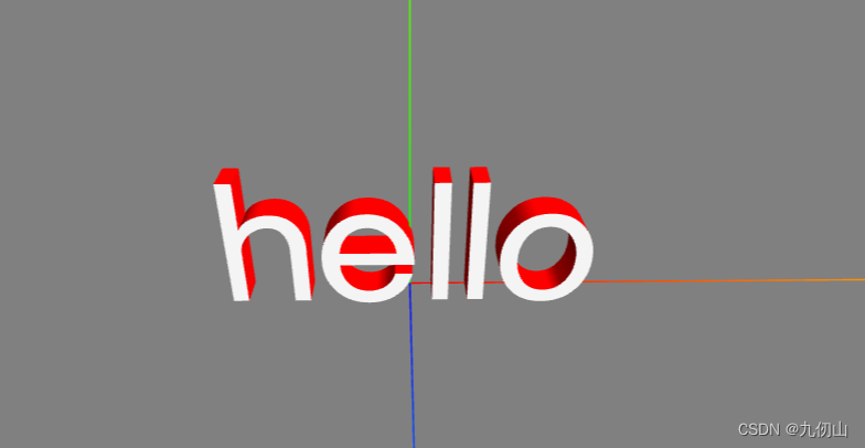 Threejs进阶之十一：使用FontLoader和TextGeometry创建三维文字,在这里插入图片描述,第5张