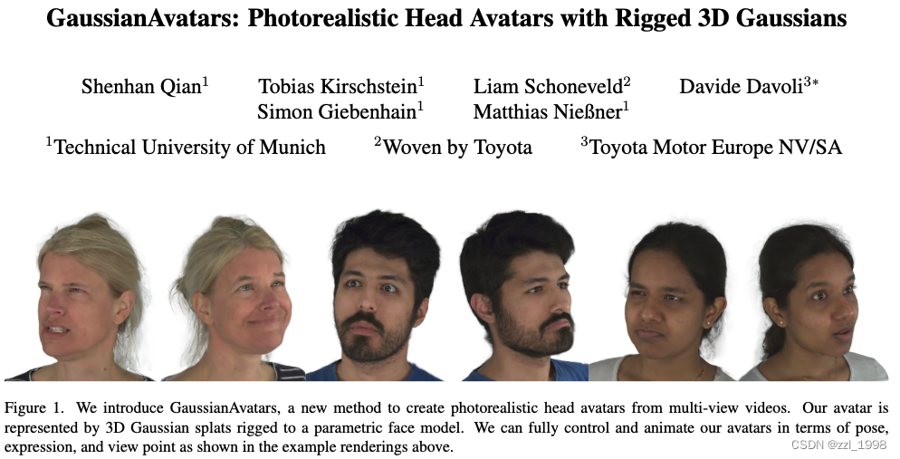 [23] GaussianAvatars: Photorealistic Head Avatars with Rigged 3D Gaussians,第2张