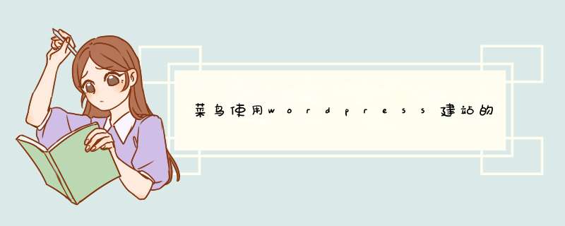 菜鸟使用wordpress建站的心得有哪些,第1张