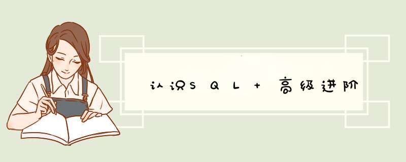 认识SQL 高级进阶,第1张