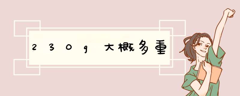 230g大概多重,第1张