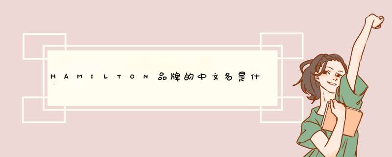 HAMILTON品牌的中文名是什么？,第1张