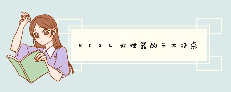 RISC处理器的三大特点,第1张