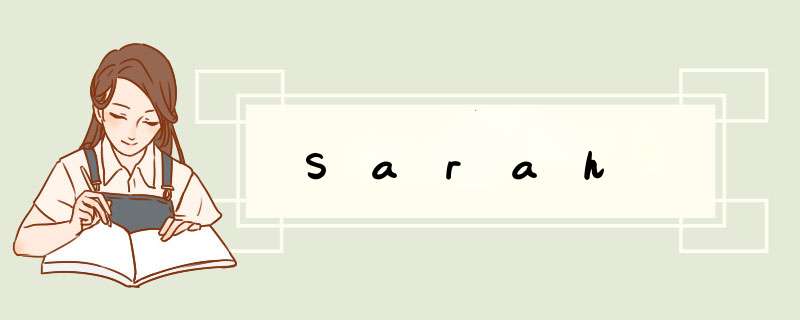 Sarah,第1张