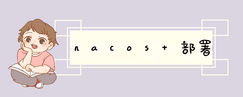 nacos 部署,第1张