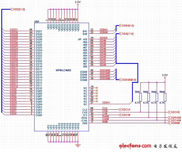 高速SDRAM存储器接口电路设计（Altera FPGA开发板）,高速SDRAM存储器接口电路设计（Altera FPGA开发板）,第2张