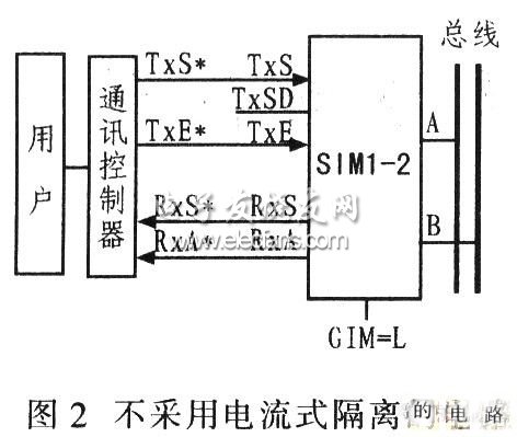 SIMl-2实现现场总线仪表电路,不采用电流式隔离的电路,第3张