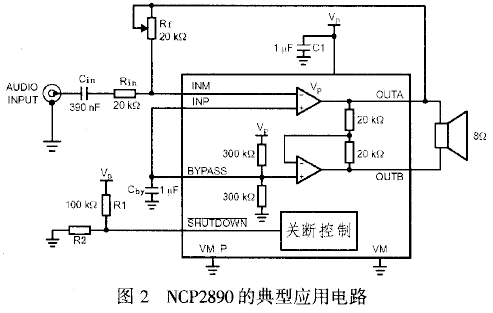 音频功率放大器NCP2890的原理与应用,第3张