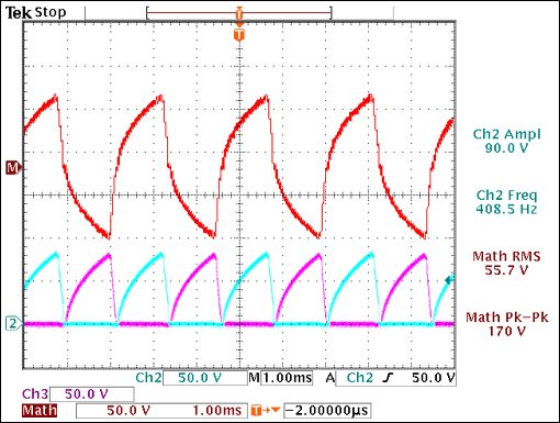 Optimization of the MAX4990 Hi,Figure 24. No plateaus at the top of the waveform indicates that the device is not in regulation.,第33张