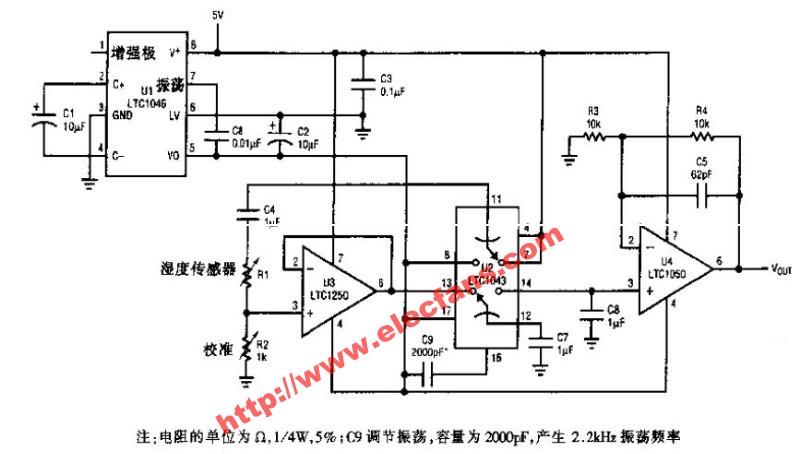 湿度传感器接口电路,第2张