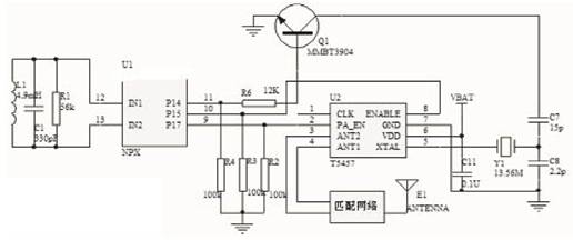 综合CAN和LIN通信功能的TPMS系统设计和应用,传感模块原理图,第3张