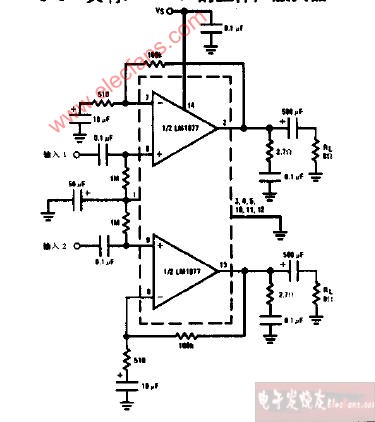 具有Av=200的立体声放大器电路图,第2张
