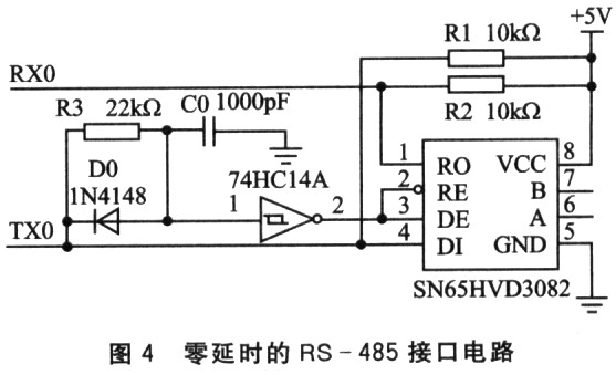 零延时RS485接口电路的设计与应用,第4张