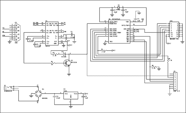 连接一个SPI接口的RTC与PIC单片机-Interfaci,Figure 1. PIC16F628 interface.,第3张