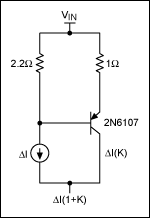 超低静态电流线性调节器的汽车安全气囊-Ultra-Low Q,Figure 3. To determine the required output capacitance, we must calculate the current gain of the external circuitry.,第3张