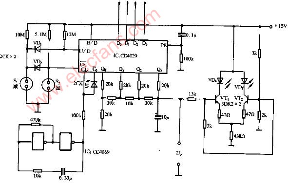 触控式电压调节器电路图,第2张