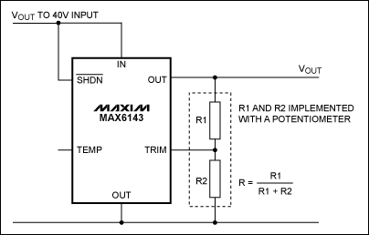 Methods for Calibrating Gain E,Figure 4. Typical operating schematic for the MAX6143.,第5张