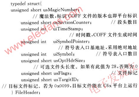 基于COFF文件分析提取器的DSP下载文件生成,第3张