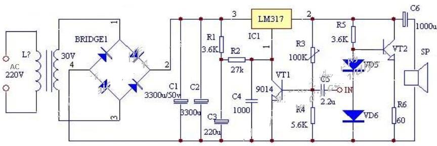 [图文]用LM317制作的功放电路,第3张