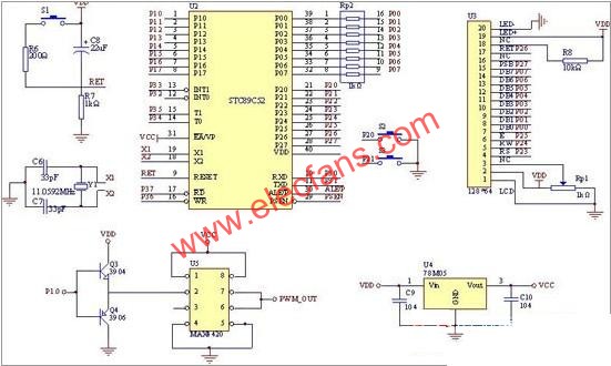 基于STC89C52MAX1771的LED调光系统电路分析,第6张
