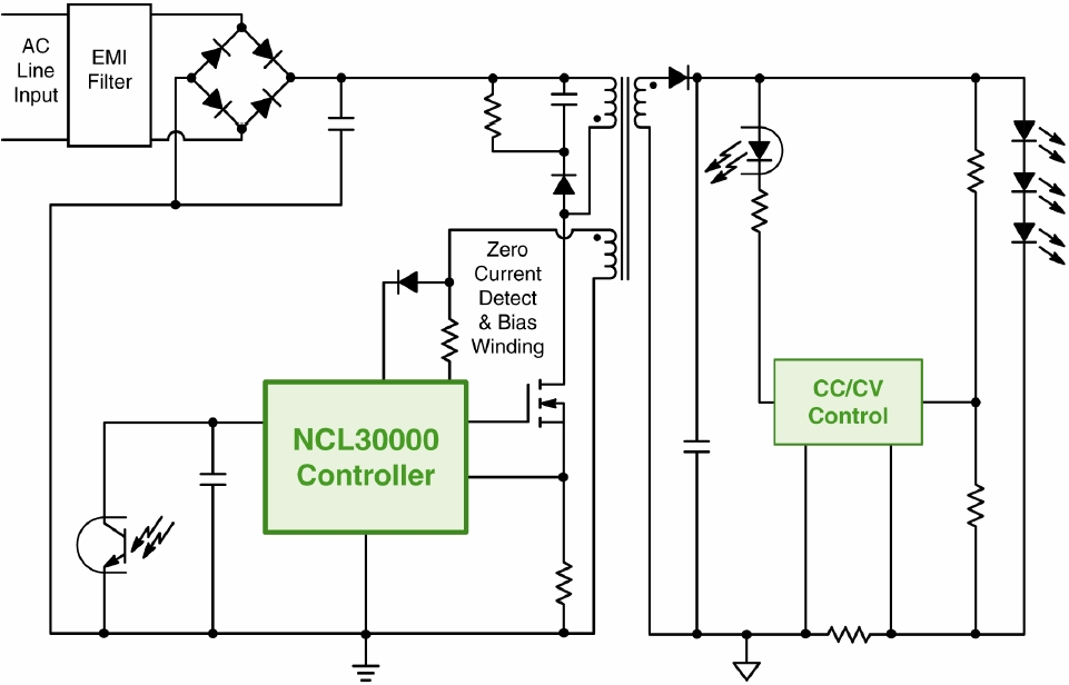 采用NCL30000的单段式CrM TRIAC调光LED驱动,第4张