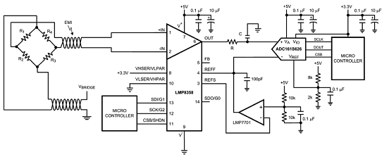 基于LMP8358的高精度可编增益仪表放大器设计方案,第6张