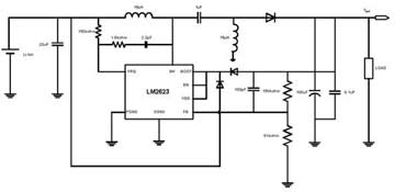 采用 LM2623 比率自适应门控振荡器控制的 SEPIC,第36张