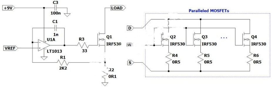 如何使用运算放大器构建电流负载？,如何使用运算放大器构建电流负载？,第2张