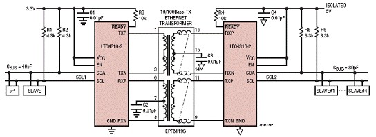 基于LTC4310设计的绝缘双向I2C总线通信技术,基于LTC4310设计的绝缘双向I2C总线通信技术,第5张