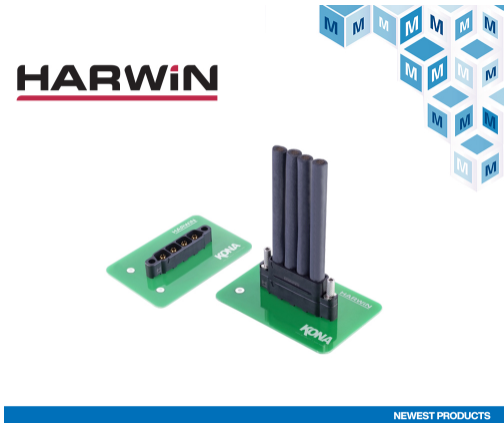 贸泽开售Harwin Kona高可靠性电源连接器 在恶劣环境中确保电源连接可靠,第2张
