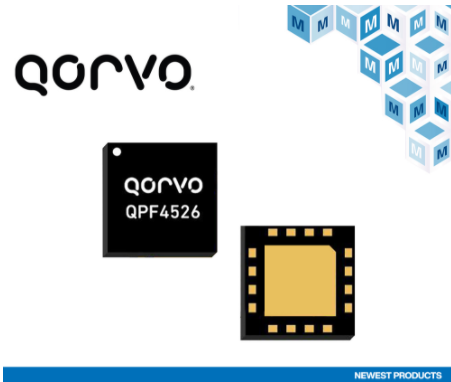 贸泽开售微型Qorvo QPF4526 Wi-Fi 6前端模块,第2张