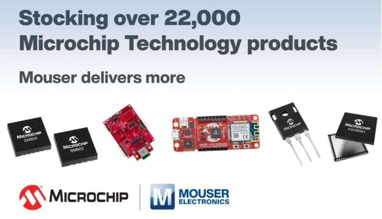 贸泽备货丰富多样的Microchip Technology产品组合,第2张