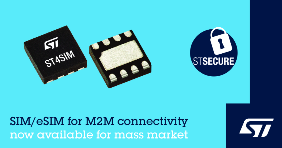 意法半导体向大众市场推出ST4SIM M2M用兼容GSMA的eSIM卡芯片,第2张