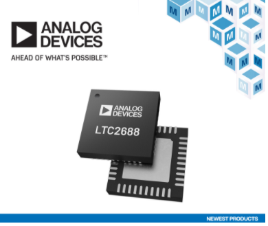 贸泽备货Analog Devices LTC2688 16通道DAC助力光纤网络和自动化应用,第2张