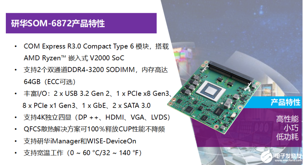 研华推出COMe Compact模块SOM-6872，搭载AMD Ryzen V2000 SoC，兼顾高性能、小尺寸、低功耗,poYBAGGLThSAaeiuAAYMiRg2kRE916.png,第4张
