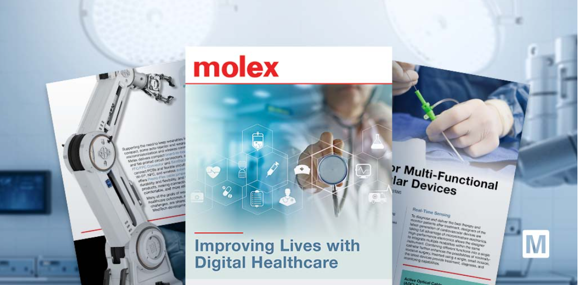 贸泽与Molex携手推出全新电子书介绍医疗设备创新设计,第2张
