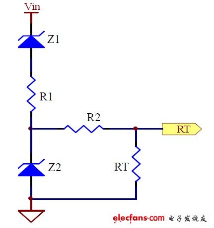 汽车电子系统降压型BUCK变换器的设计技巧,图1：高输入电压时降频工作电路,第8张