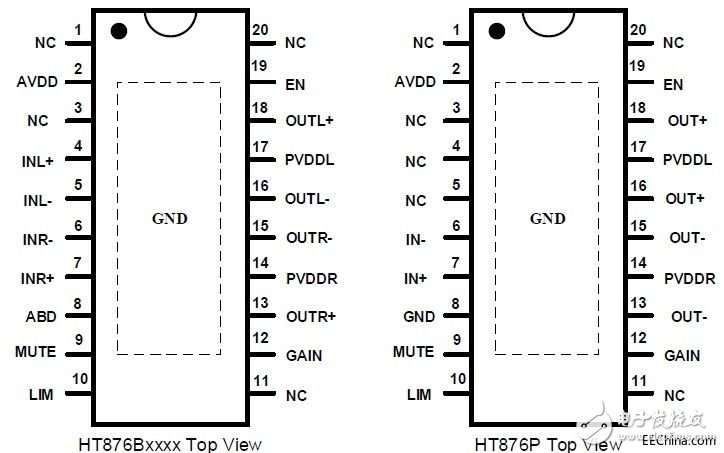 HT876两节锂电池串联立体声2x10W音频放大解决方案,image002.jpg,第3张