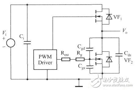 三相正弦波逆变器瞬态的共同导通问题设计方案,其等效电路如下图所示。,第5张