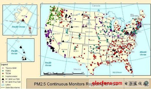 PM2.5检测技术详解,美国2010年PM2.5监测使用的仪器清单和布点,第2张