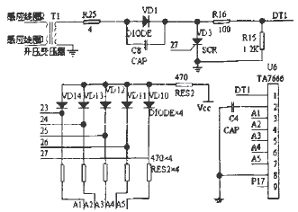 单片机AT89C5l用电故障控制系统,过载故障信号电压传输原理网,第4张