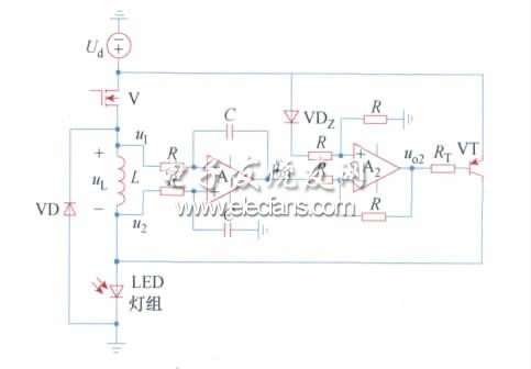 有源纹波补偿BUCK型LED驱动电路,图3 纹波电流检测补偿原理图,第11张
