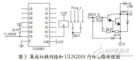 基于STM32的智能参数测试仪的设计方案,集成切换网络与ULN2003内部电路原理图,第4张