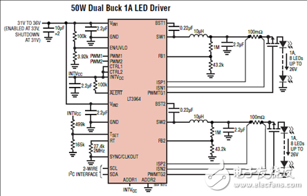 LT3964主要特性 同步降压LED驱动器解决方案,LT3964主要特性 同步降压LED驱动器解决方案,第3张