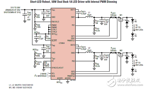 LT3964主要特性 同步降压LED驱动器解决方案,LT3964主要特性 同步降压LED驱动器解决方案,第4张