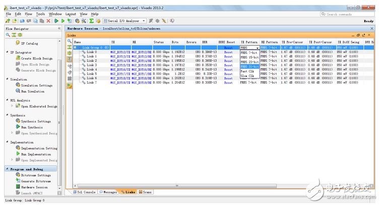 IBERT IP及运行工程生成配置文件与GTX管脚的验证,IBERT IP及运行工程生成配置文件与GTX管脚的验证,第19张