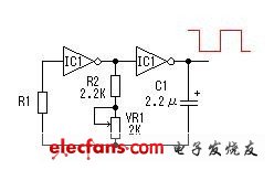 工程师电子制作故事：逆变器电路DIY设计,图2 方波信号发生器,第3张