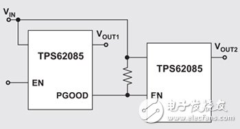 搭配最佳供电序列方案 FPGA系统电源管理效率大增,图1　将PGOOD接脚串接为启动接脚,第2张